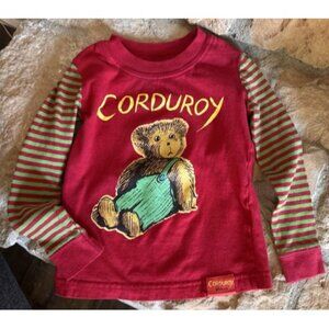 CORDUROY 2015 3T Shirt Don Freeman Penguin Young Readers Group Striped Sleeves